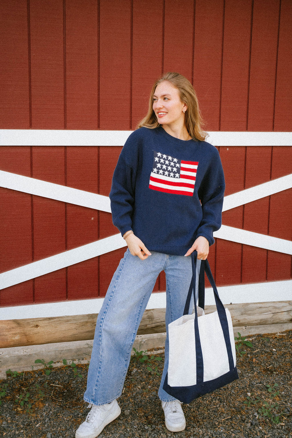 Stars & Stripes Americana Knit – Navy