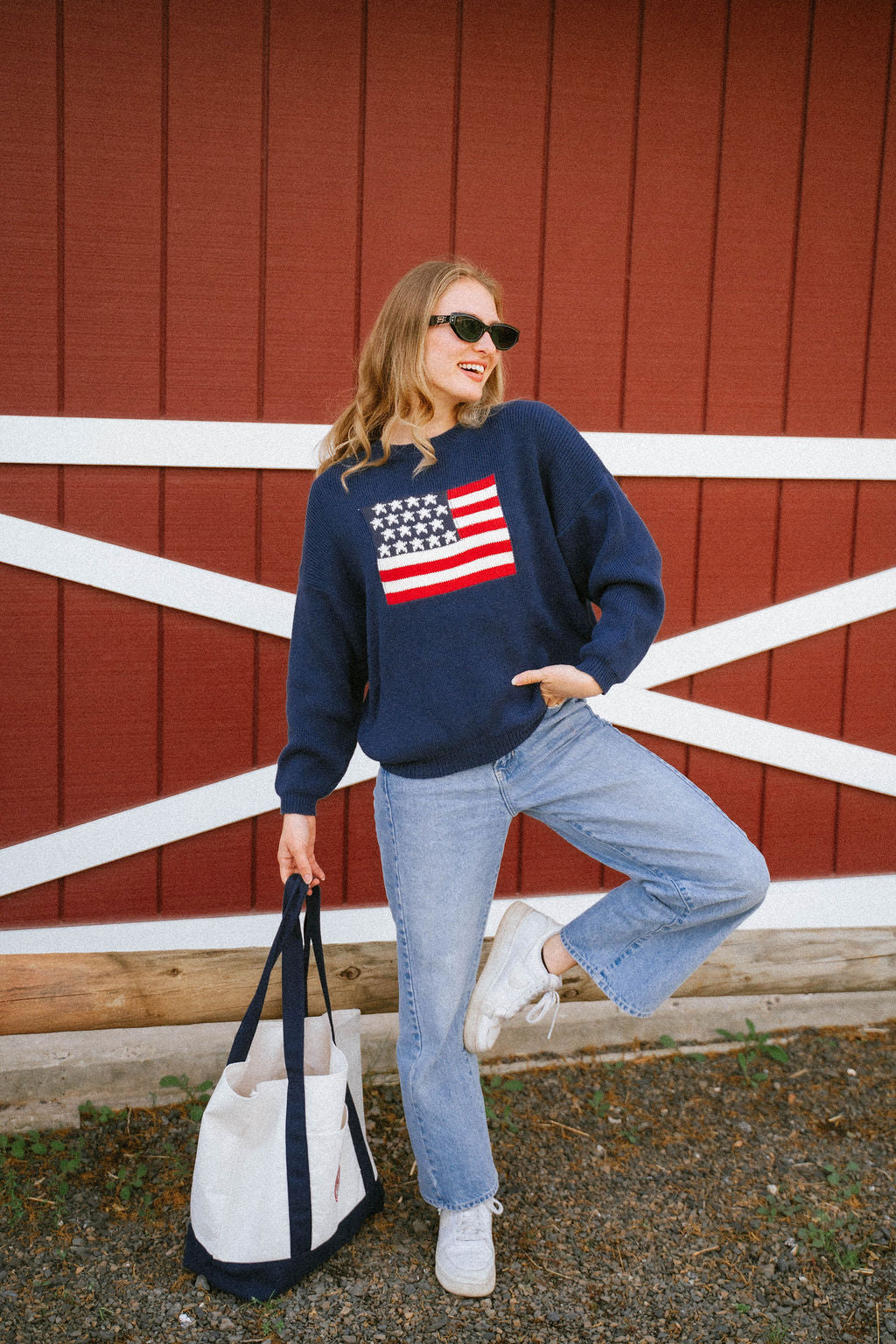 Stars & Stripes Americana Knit – Navy