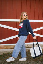 Stars & Stripes Americana Knit – Navy