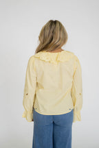 Buttercream Eyelet Cotton Blouse