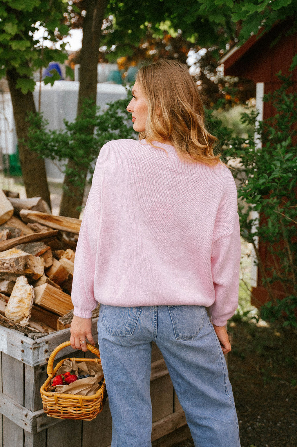 Stars & Stripes Americana Knit– Blush Pink