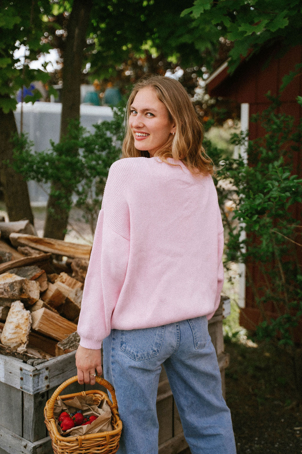 Stars & Stripes Americana Knit– Blush Pink