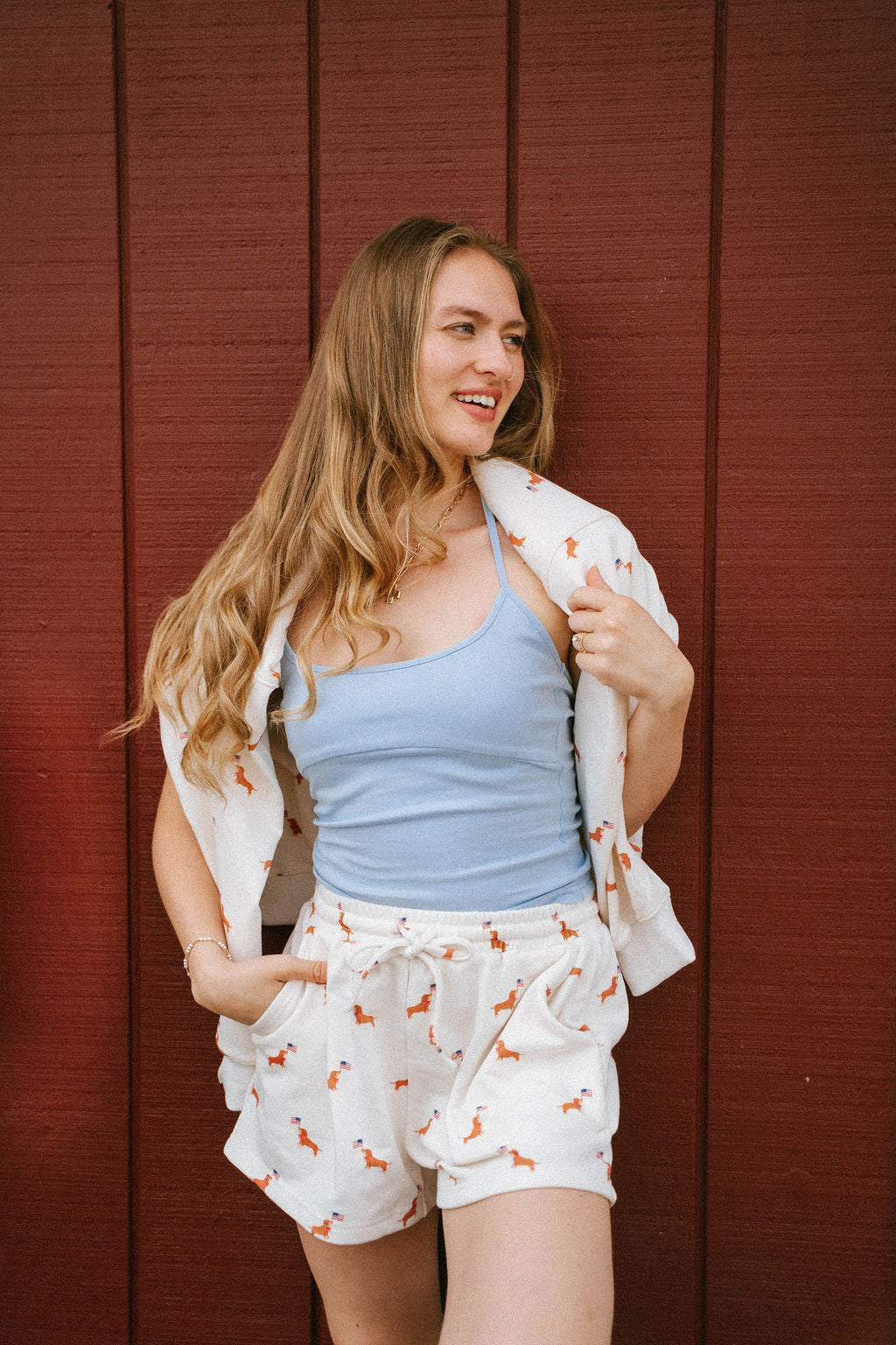 Coastal Bead Halter Top