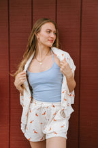 Coastal Bead Halter Top