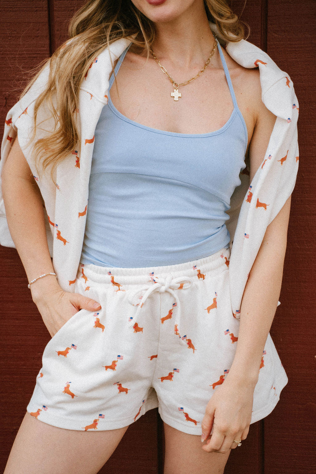Coastal Bead Halter Top