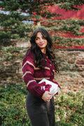 Mulberry Aspen Chunky Cardigan Sweater