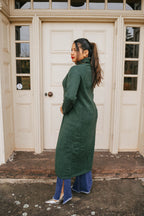 Evergreen Pine Knit Duster Sweater