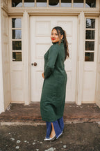 Evergreen Pine Knit Duster Sweater