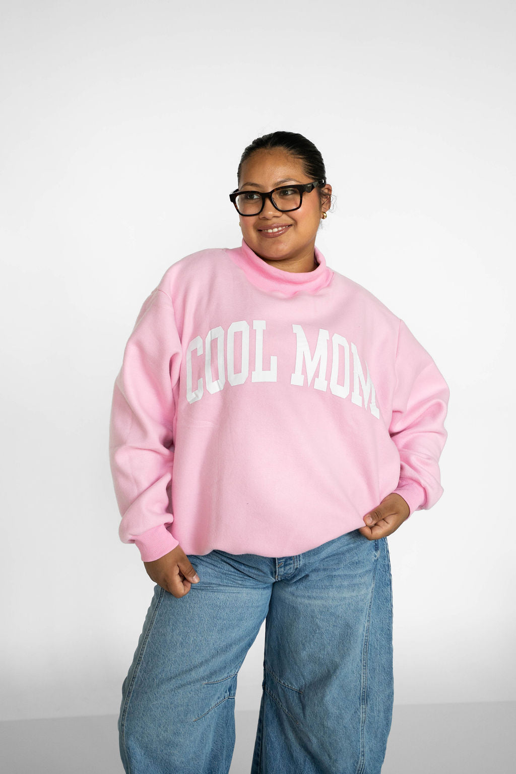 Cool Mom / Mother Mockneck Reversible Sweatshirt