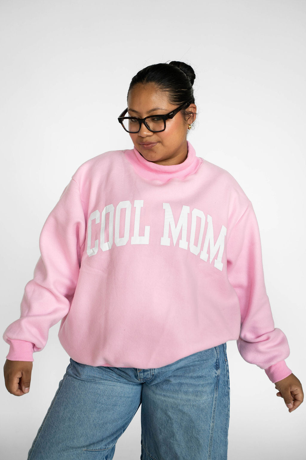 Cool Mom / Mother Mockneck Reversible Sweatshirt