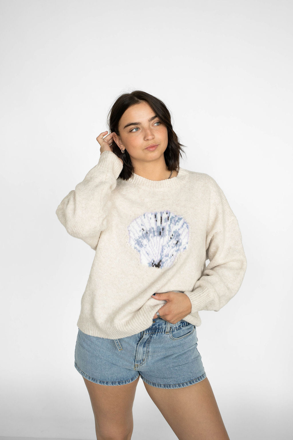 Shell Coastal Sweater