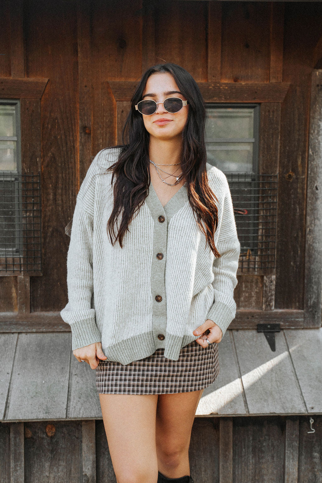 Oakmere Knit Button Cardigan