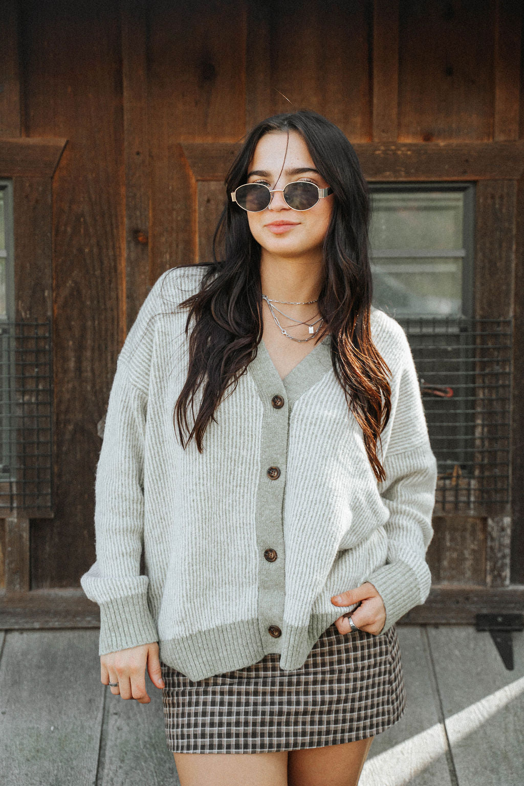 Oakmere Knit Button Cardigan