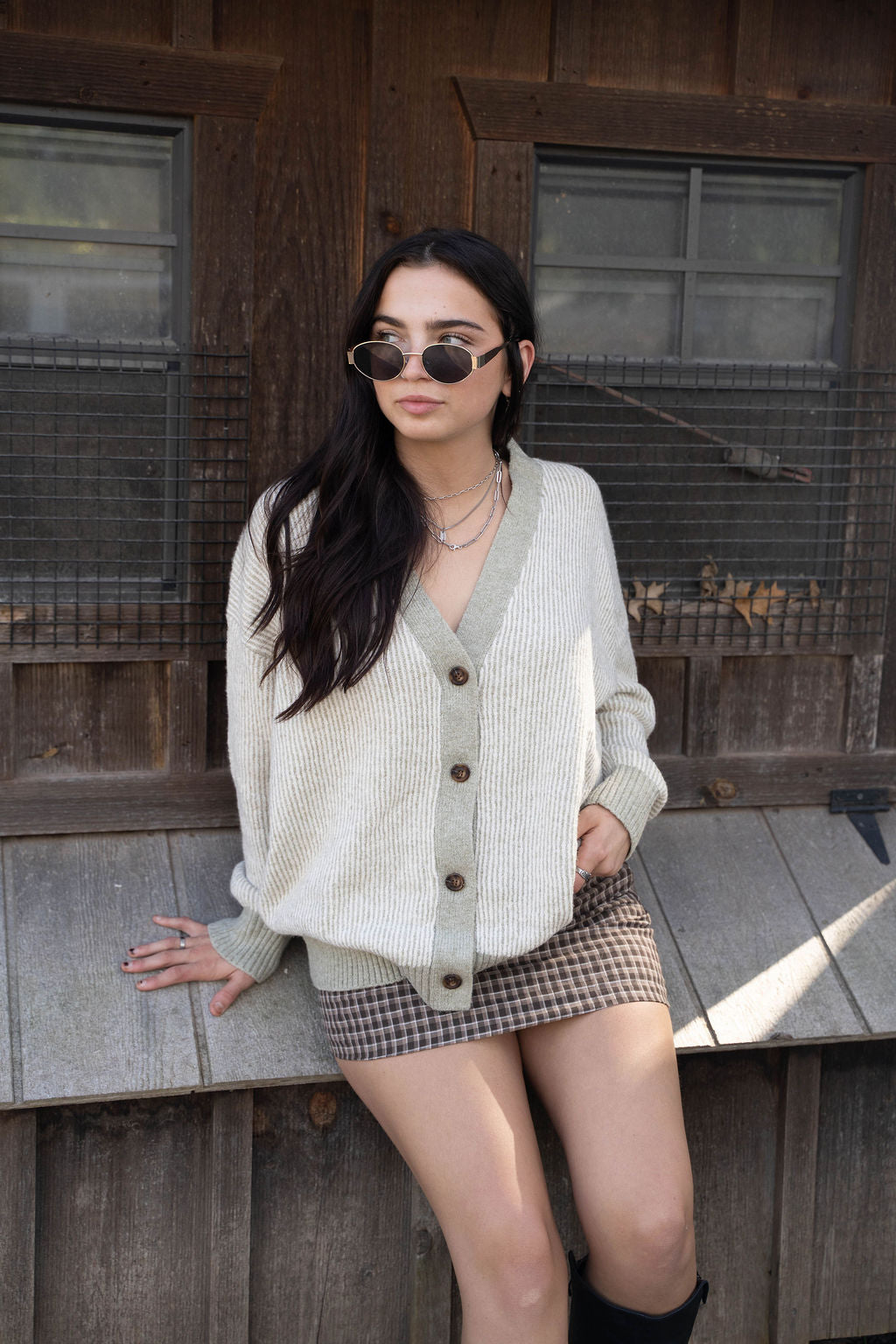 Oakmere Knit Button Cardigan