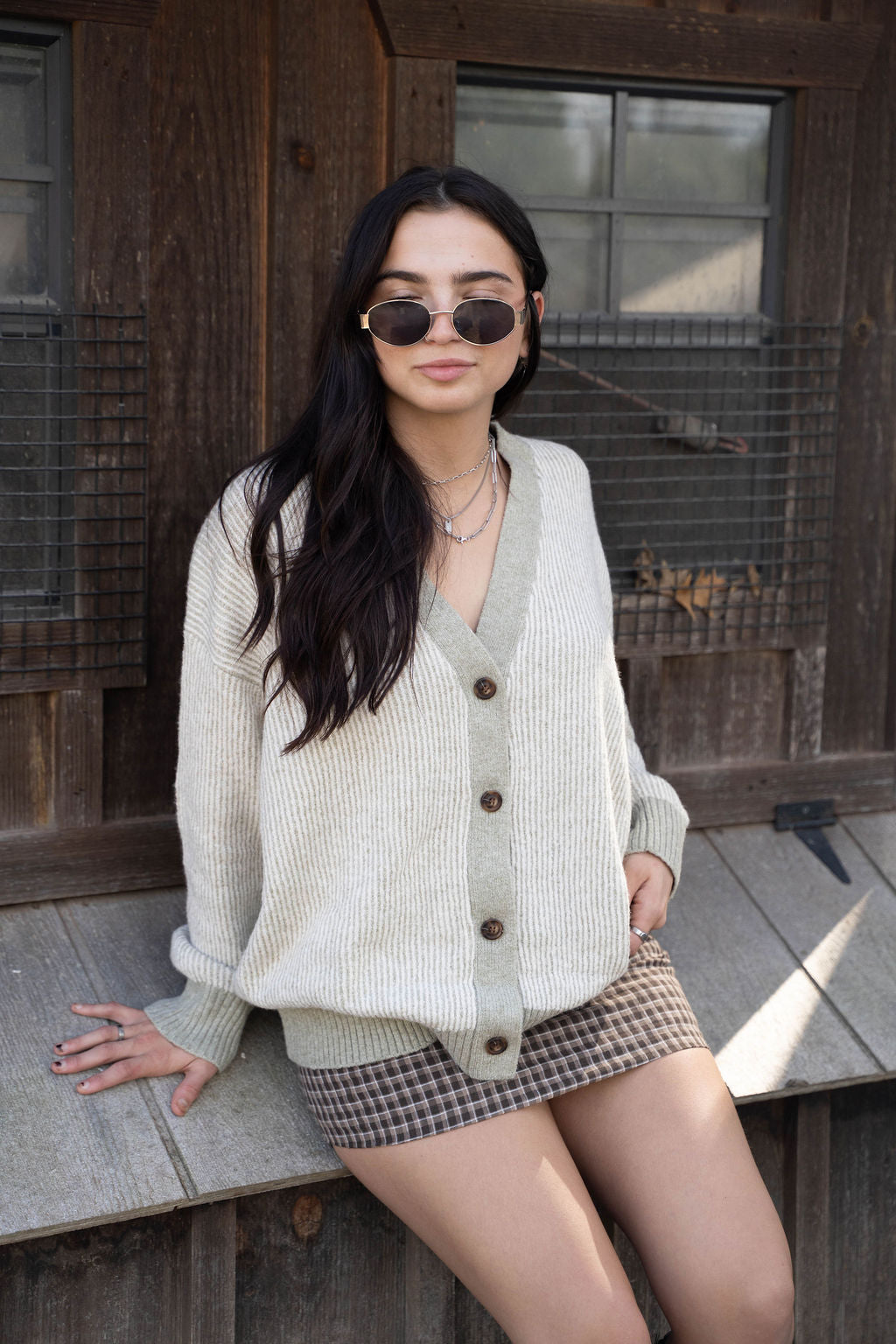 Oakmere Knit Button Cardigan