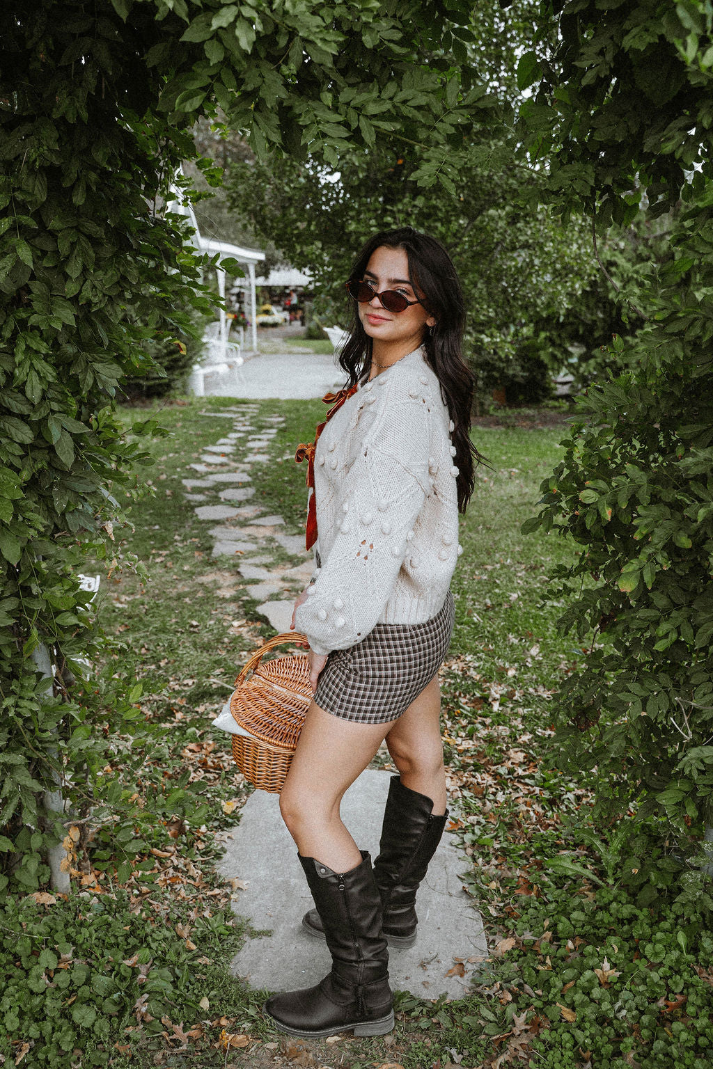 Rosehill Velvet Bow Tie Cardigan