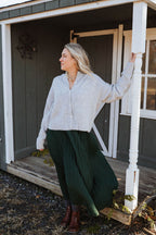 Charlotte Ultra-Soft Button Cardigan – Heather Grey