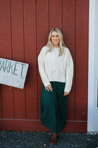 Charlotte Ultra-Soft Button Cardigan – Winter White