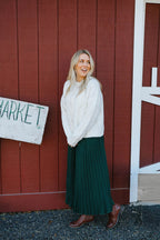 Charlotte Ultra-Soft Button Cardigan – Winter White