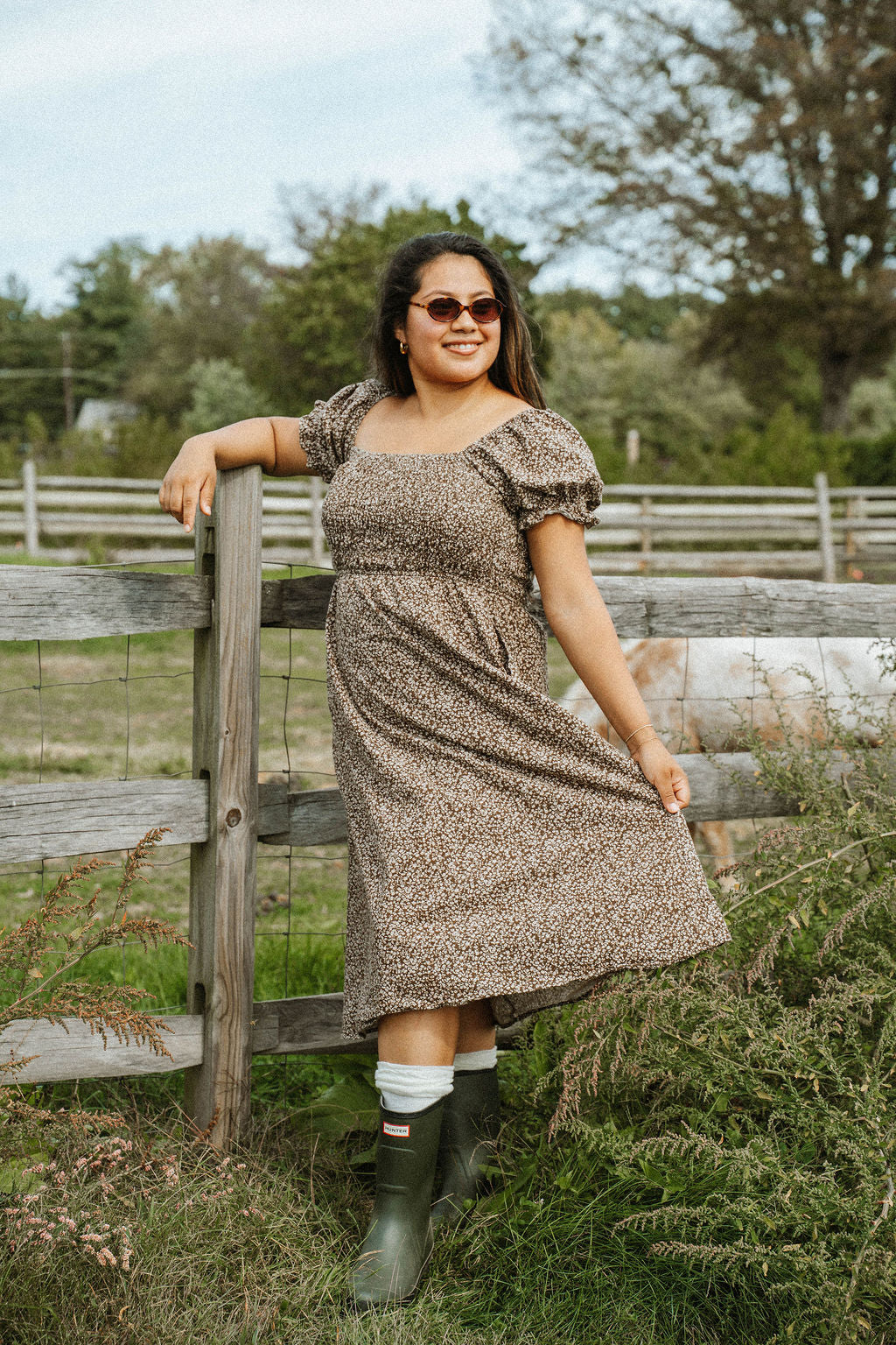 Bramblewood Floral 100% Cotton Dress