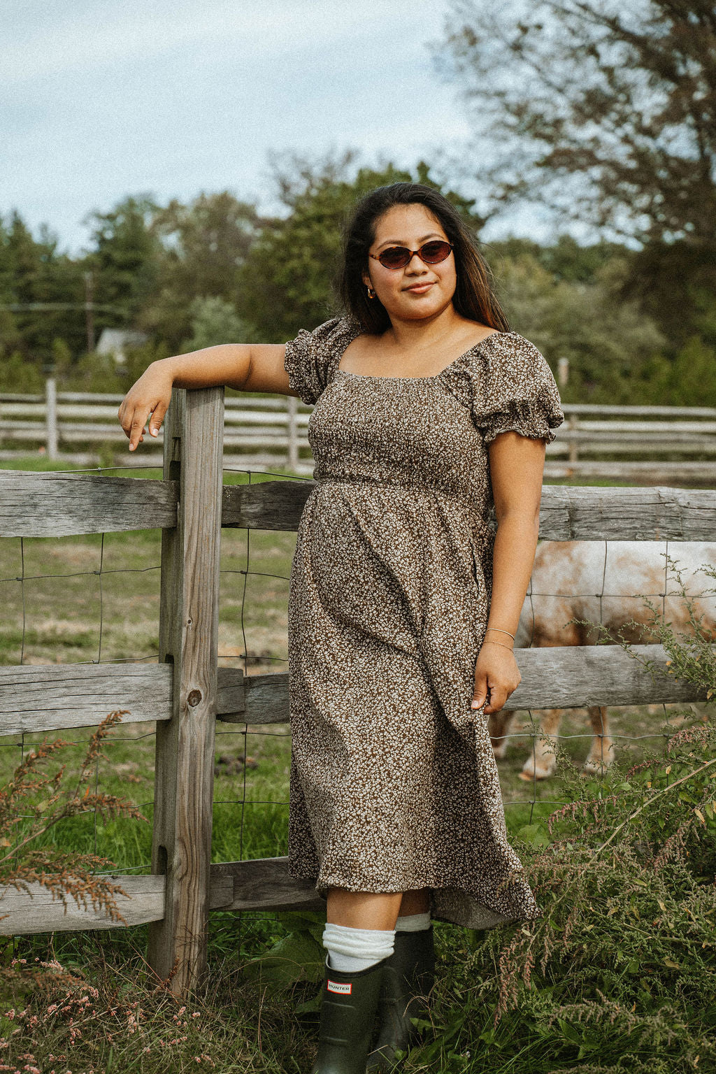 Bramblewood Floral 100% Cotton Dress
