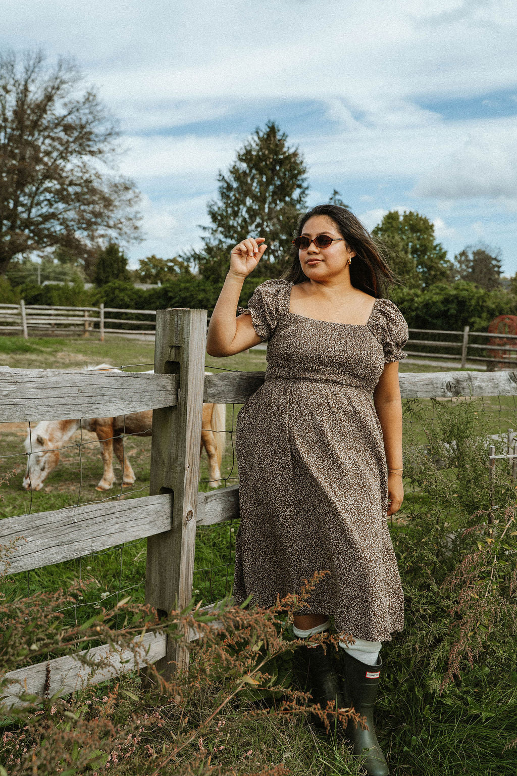 Bramblewood Floral 100% Cotton Dress