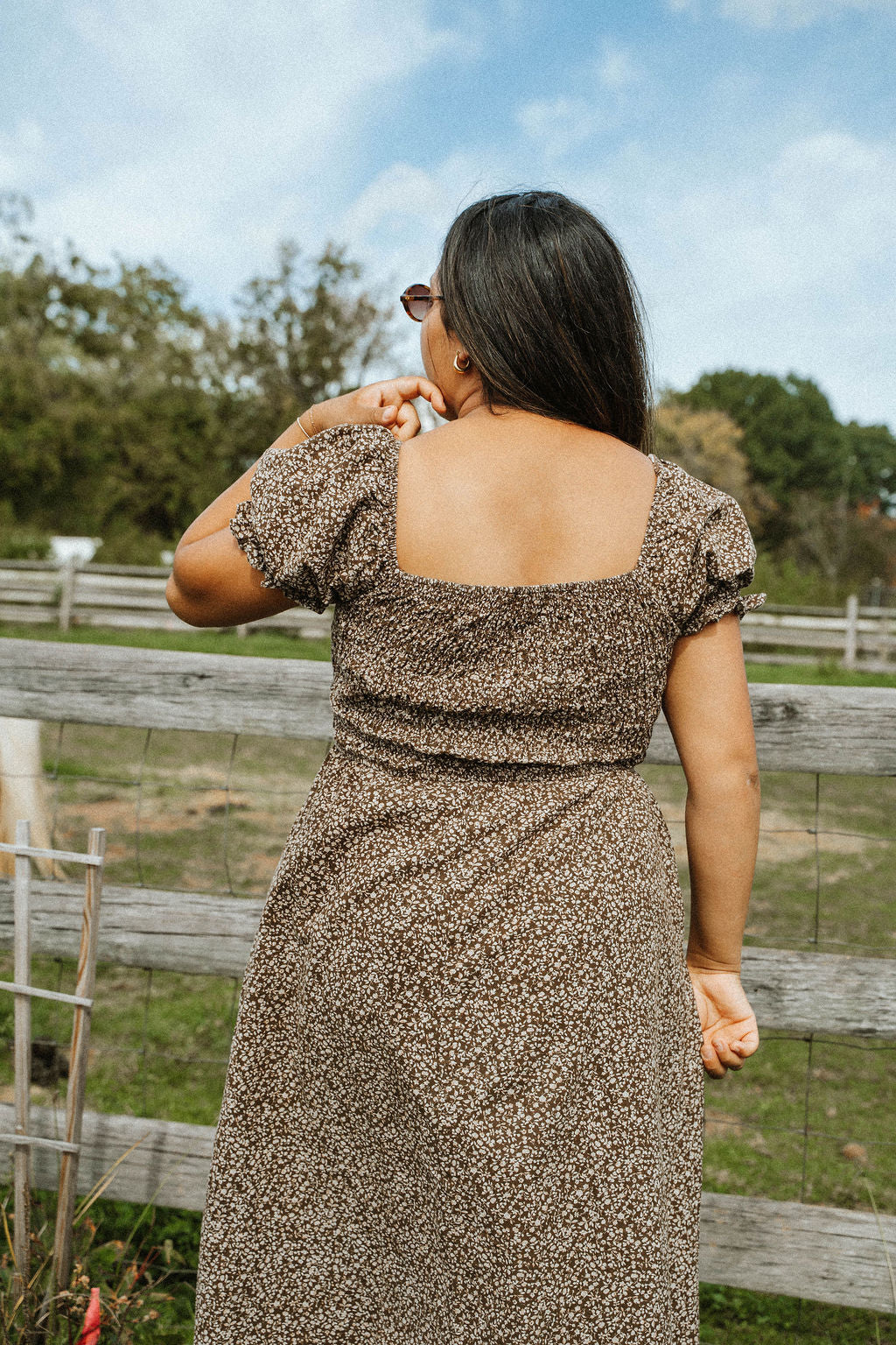 Bramblewood Floral 100% Cotton Dress