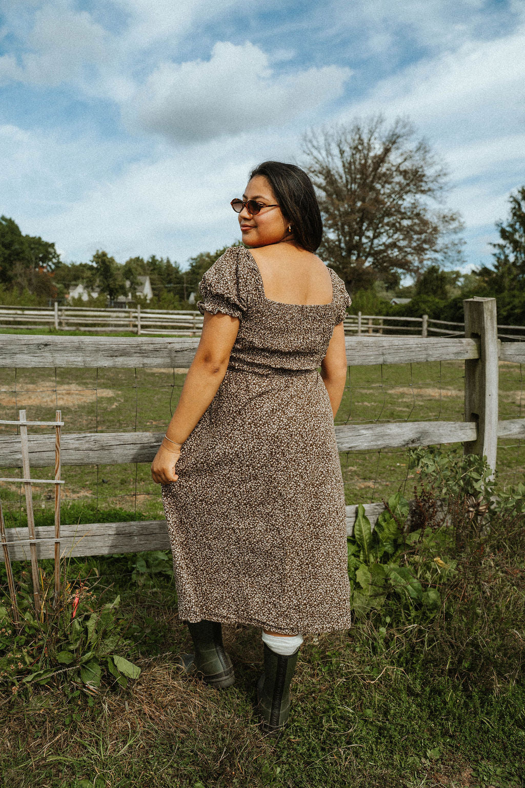 Bramblewood Floral 100% Cotton Dress