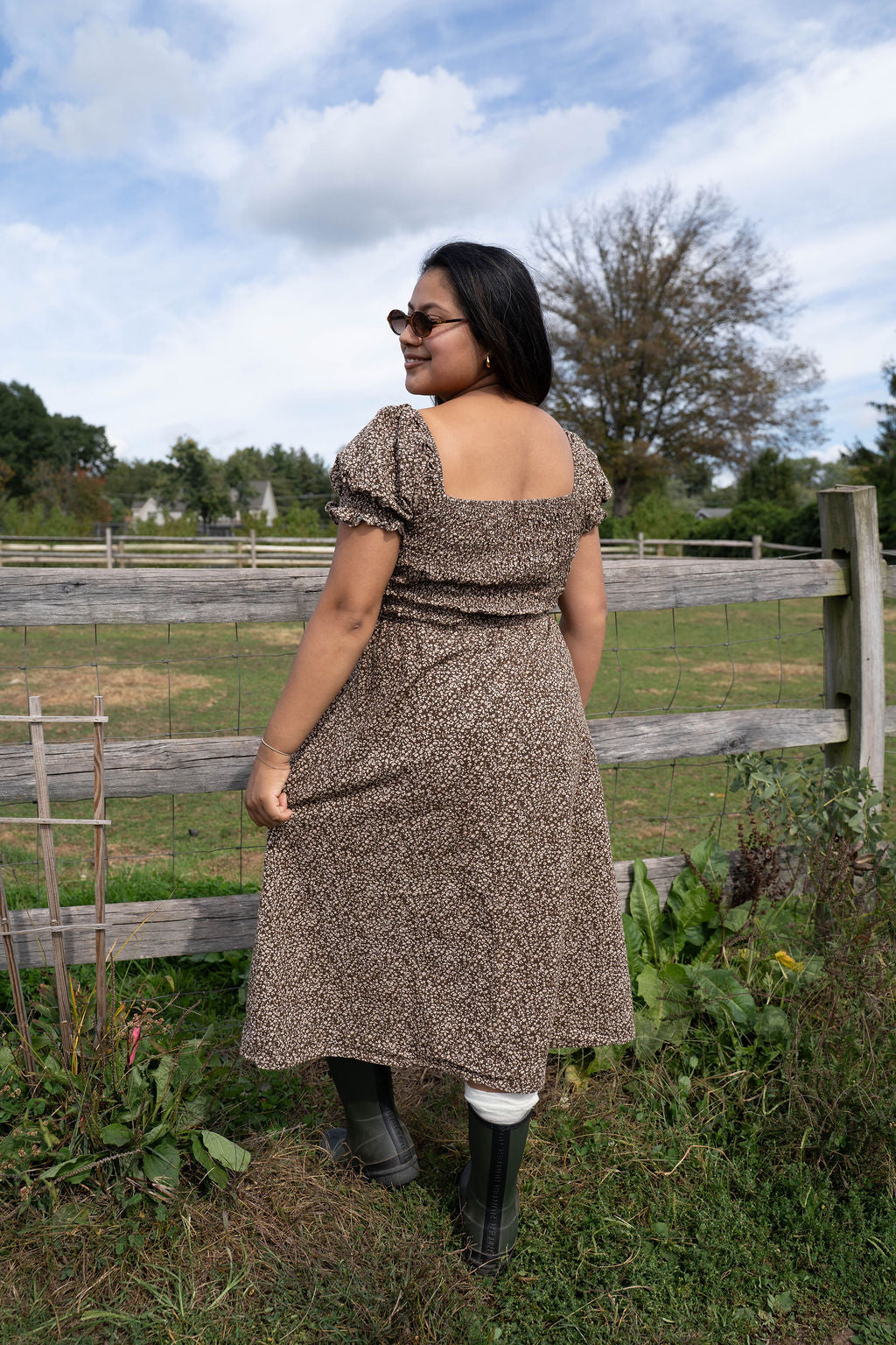 Bramblewood Floral 100% Cotton Dress