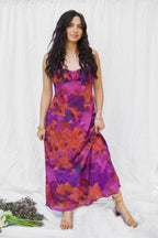 Summer Sunset Skies Purple Dress