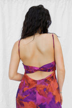 Summer Sunset Skies Purple Dress
