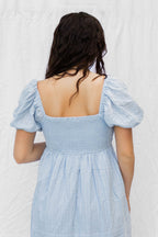 Powder Blue 100% Cotton Dress