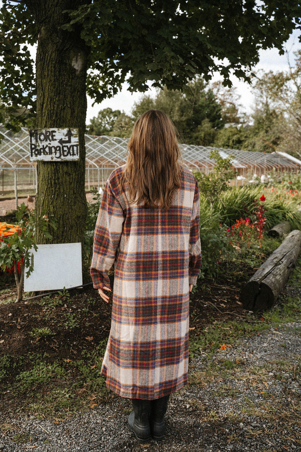 **PREORDER SHIPS 10/27**
Maple Lane Long Plaid Coat