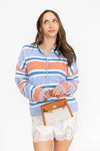 Coastal Sunset Stripe Cardigan