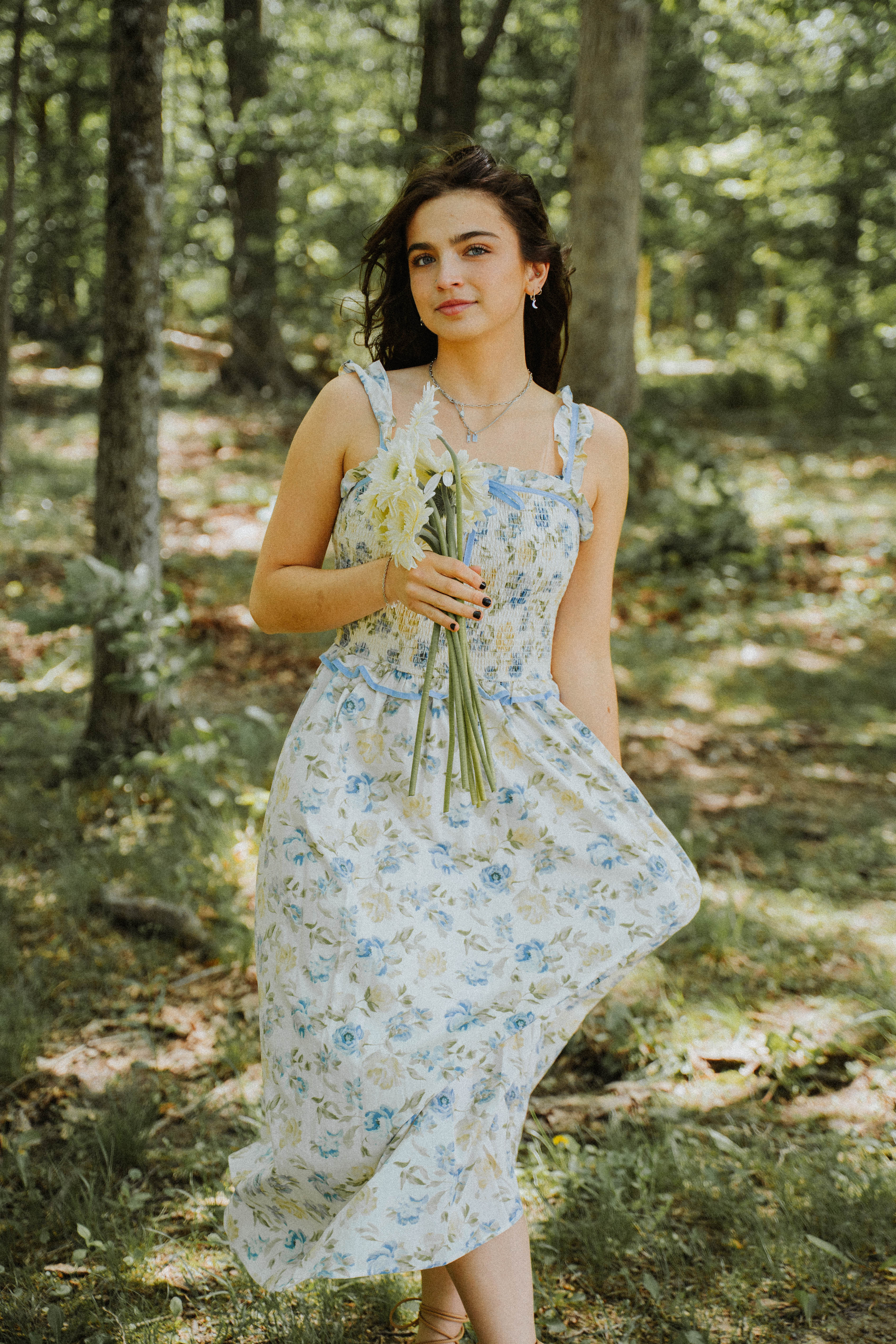 Percy Butter Yellow Floral Dress
