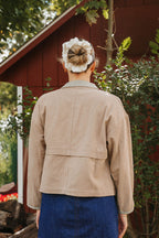 ** PREORDER SHIPS 10/29** Mill Gingham Trim Jacket