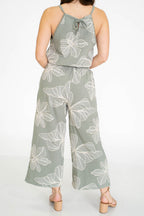 Sage Floral Embroidered Tank