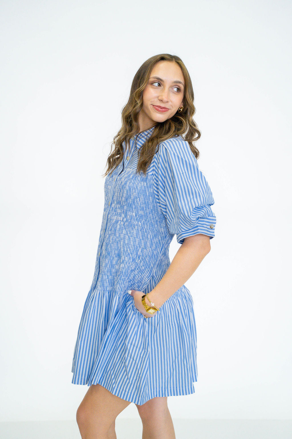 Bluebell Smocked Dress