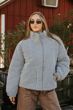 **PREORDER SHIPS 10/29** Morning Black Gingham Trim Jacket