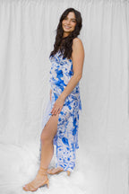 Ivy Satin Midi Dress
