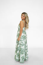 Emerald Paisley Maxi Dress