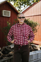 Cranberry Orchard Gingham Jacket