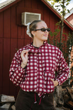 Cranberry Orchard Gingham Jacket