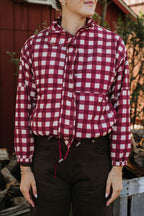 Cranberry Orchard Gingham Jacket