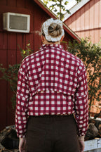 Cranberry Orchard Gingham Jacket