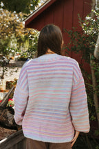 Sugar Rainbow Striped Cardigan