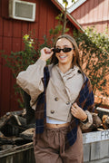 Argyle Triangle Knit Scarf