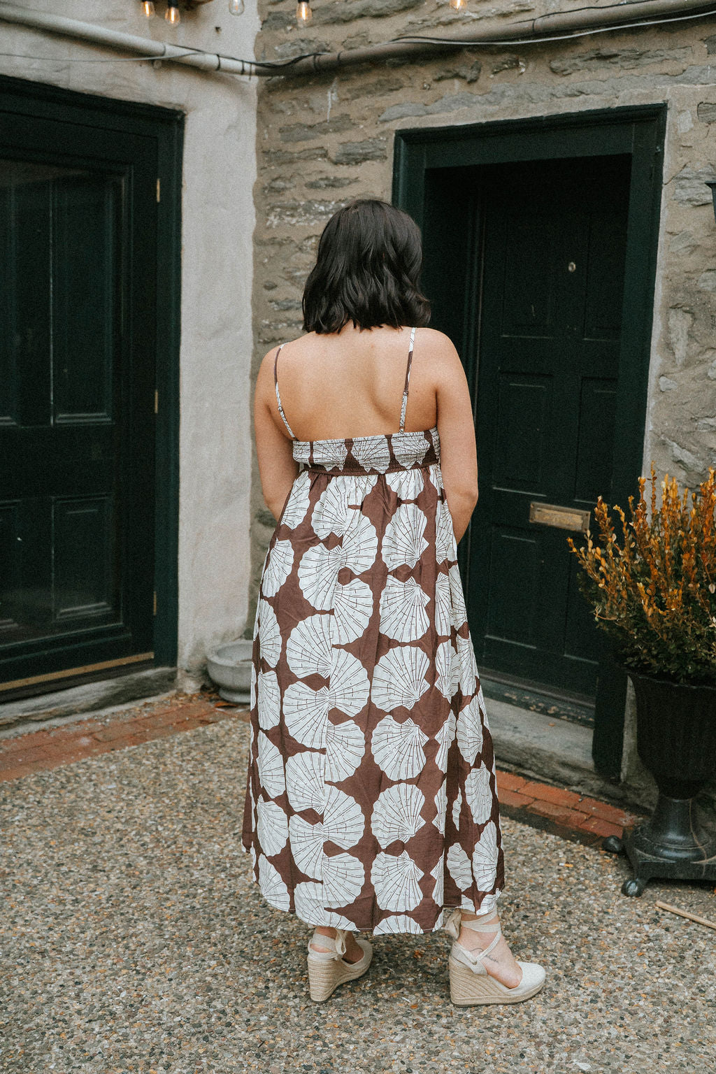 Seashell Crochet Maxi Dress