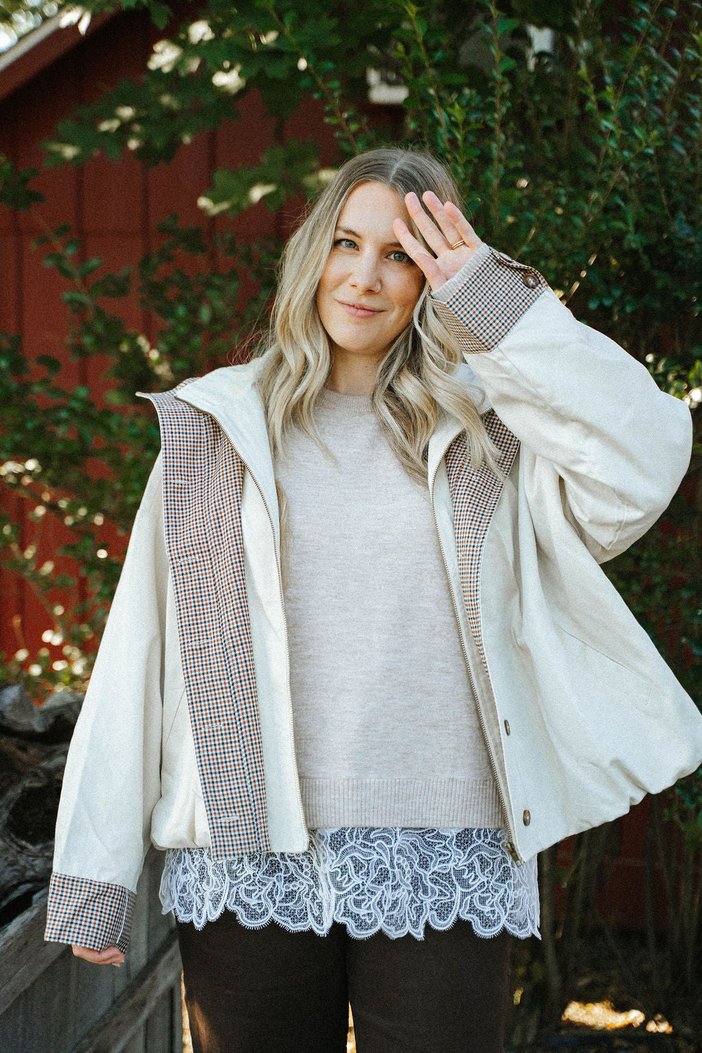 Chilton Bubble Hem Jacket
