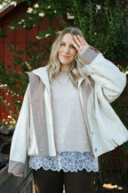 Chilton Bubble Hem Jacket